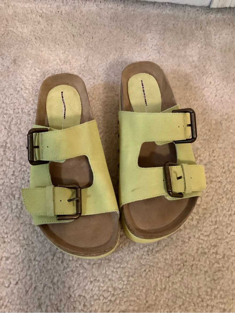 Intentionally Blank Free People Rule Breaker Flatform Platform Sandals size 37/7